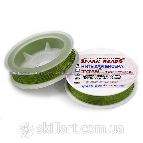 Нитки для бисера Tytan 100 Spark Beads (100м)